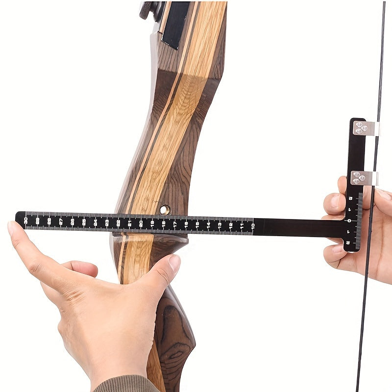 Bowstring Positioning Scale Square Ruler Archery Accessory