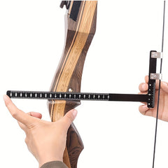 Bowstring Positioning Scale Square Ruler Archery Accessory