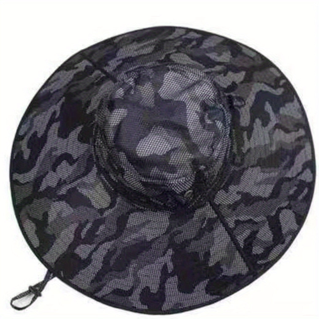 Outdoor Sports Sun Hat Adjustable Brim Fisherman Hat