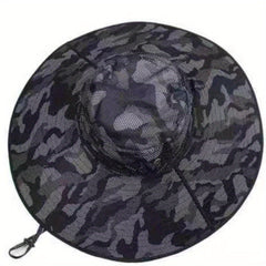 Outdoor Sports Sun Hat Adjustable Brim Fisherman Hat