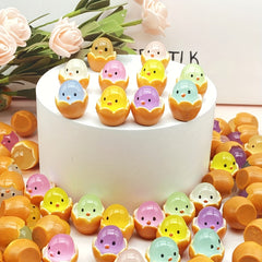 Luminous Eggshell Chick Toy Egg Car Decoration Surprise Gift Christmas Novelty