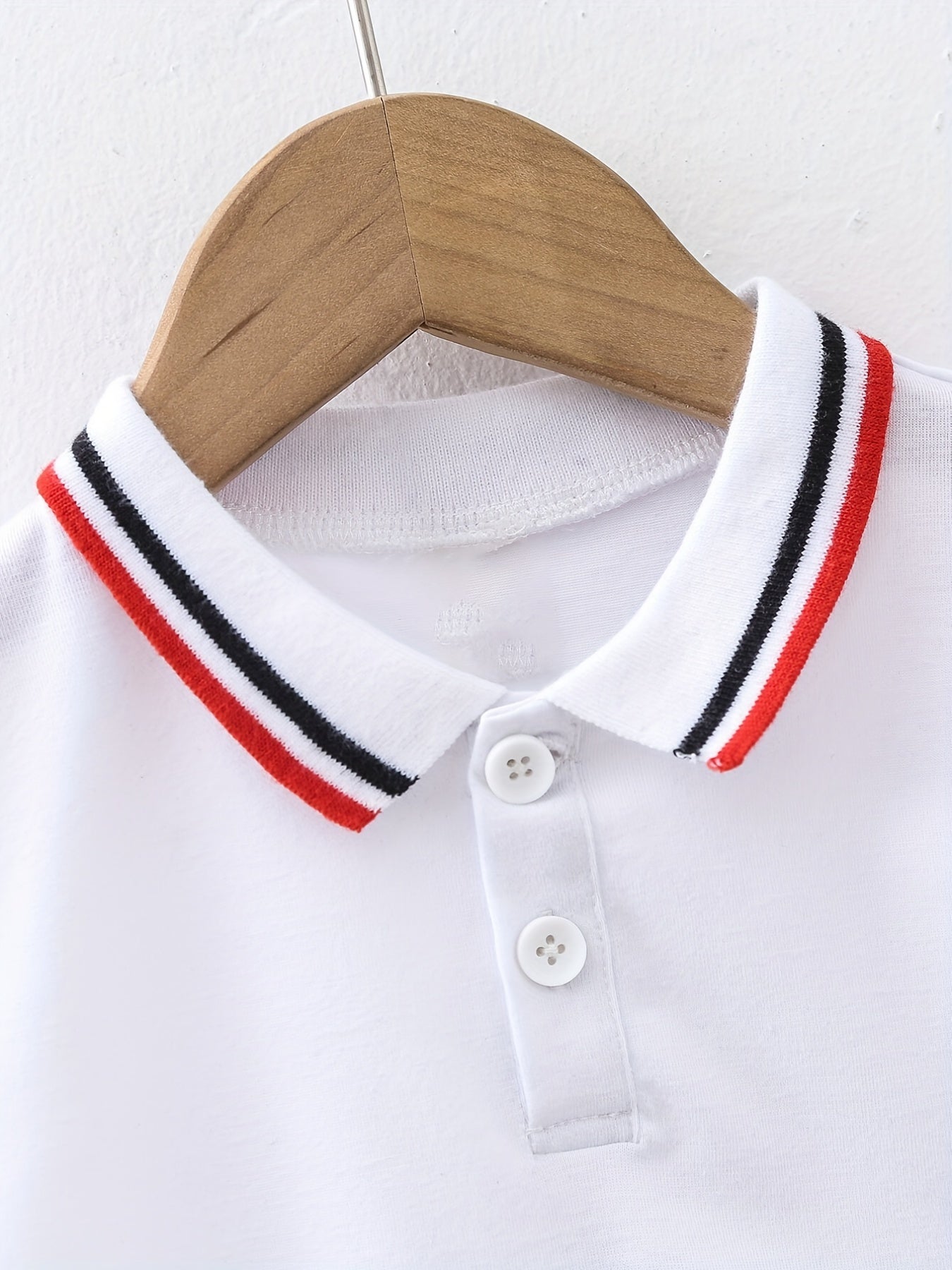 Boys Polo Shirt & Shorts Set Preppy Style Summer Clothes