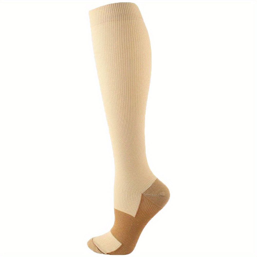 Copper Compression Socks for Improved Blood Circulation - 3 Pairs