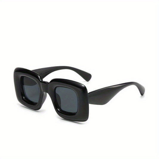 Square Frame Sunglasses Cat Eye Glasses Wide Temple
