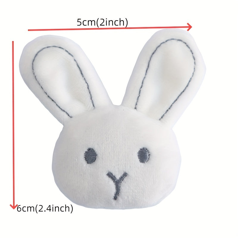 3pcs Baby Girls Plush Rabbit Hair Clip Hair Ties Baby Girls Headwear