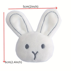 3pcs Baby Girls Plush Rabbit Hair Clip Hair Ties Baby Girls Headwear