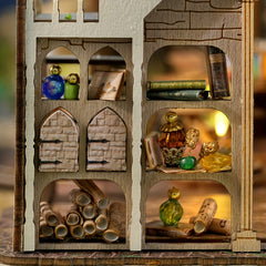 DIY Dollhouse Kit with Furniture Wooden Crafts Girls Men