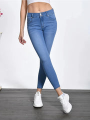 High Waist Slim Fit Skinny Jeans for Women