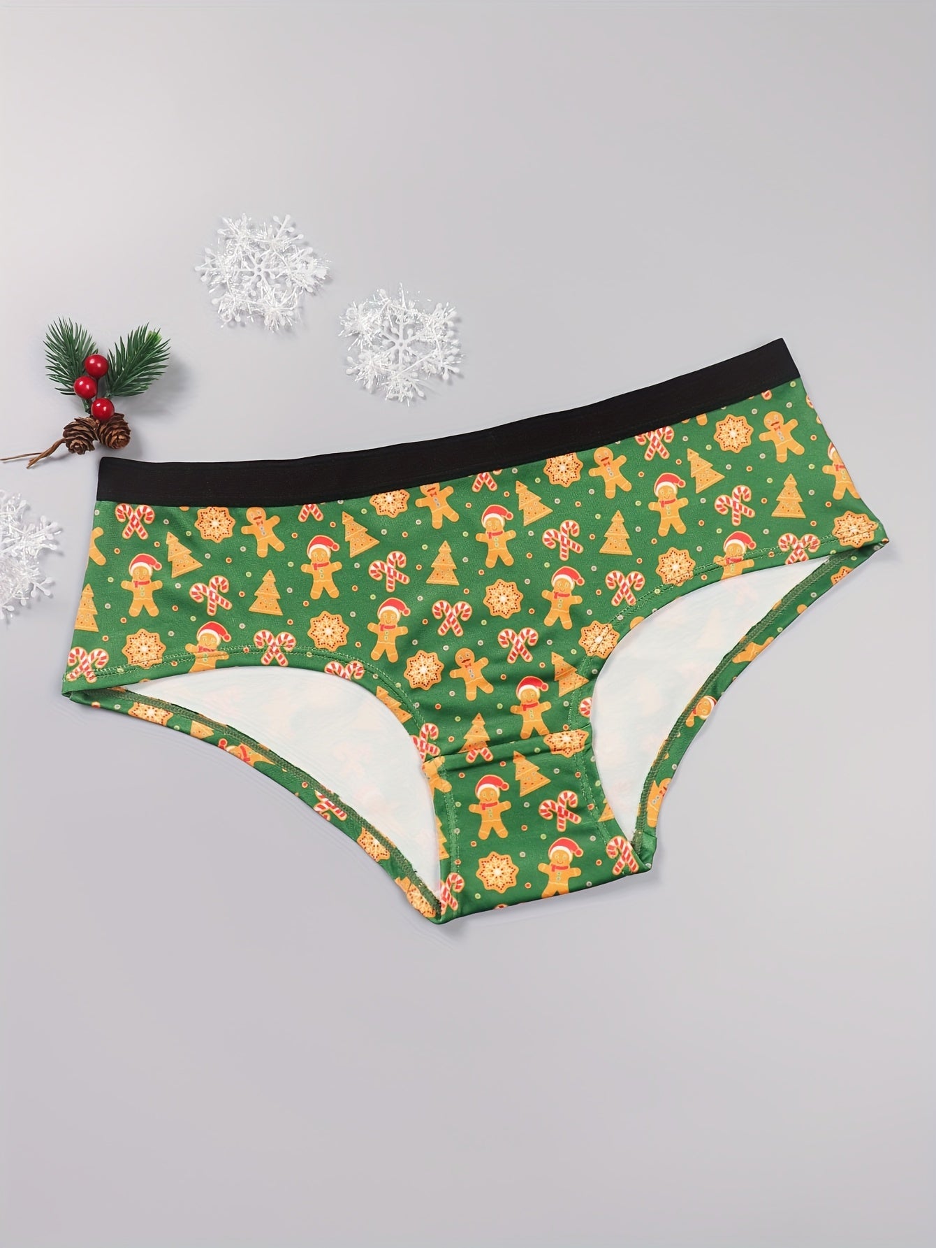 3 Pack Plus Size Christmas Panties Set Women's Plus Size