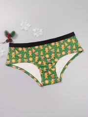 3 Pack Plus Size Christmas Panties Set Women's Plus Size
