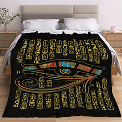 Digital Printed Flannel Blanket for Sofa Bed Office Nap Travel Lightweight