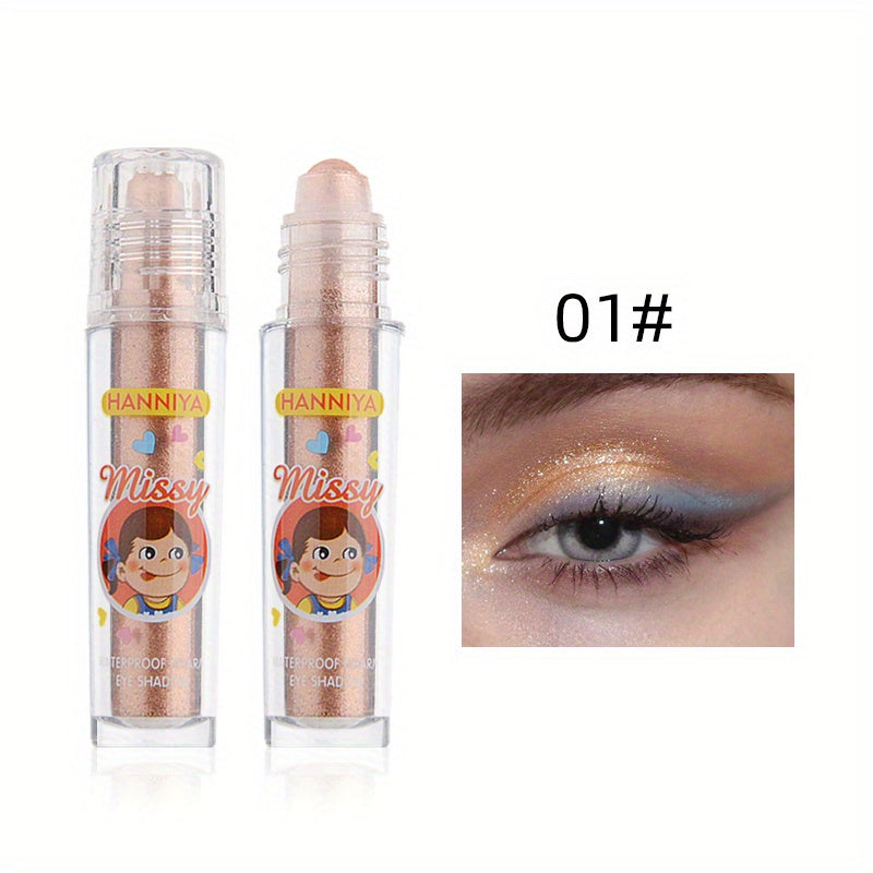 6 Colors Shimmer Eyeshadow Stick Pearly Glitter Sparkle
