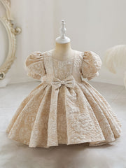 Baby Girls Flower Bowknot Princess Dress Clothes