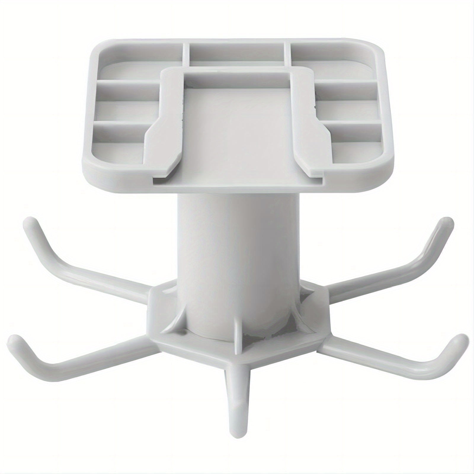 360 Rotating Hook Organizer Self Adhesive Towel Rack Kitchenware Storage Hanger