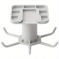 360 Rotating Hook Organizer Self Adhesive Towel Rack Kitchenware Storage Hanger