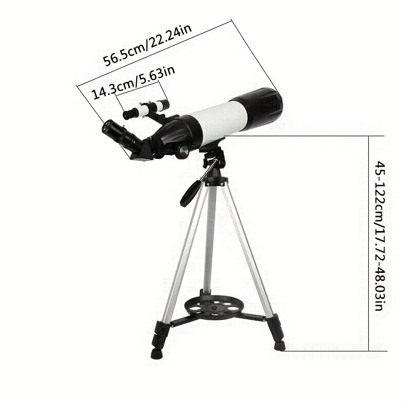 Astronomical Telescope 500mm Long Focal Length 70mm Large Aperture