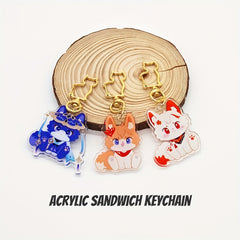 Acrylic Anime Star Keychain Decoration