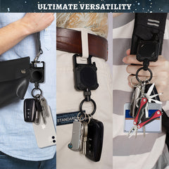 Retractable Key Chain Keyring For Outdoor Sports