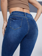 Casual Jeans Women's Plus High Rise Skinny Jeans