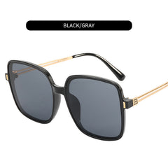 70s Vintage Oversized Sunglasses Women Men With Zipper Box