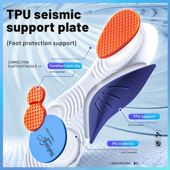 Orthopedic Sport Insoles Shock Absorption Deodorant Cushion Running Insoles