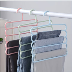 5-Layer Non-Slip Pants Rack for Functional Wardrobe Organization