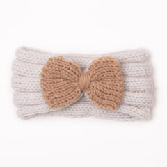 Wool Bow Baby Headband 0-2 Years Old