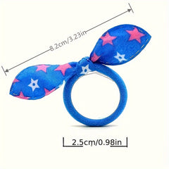20pcs Rabbit Ears Hair Accessories Hair Ties For Kids