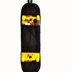 Skateboard Backpack With Adjustable Straps Thick Mesh Pocket