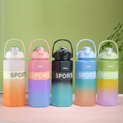 Gradient Sports Water Bottle Set for Outdoor Camping Fitness Cycling