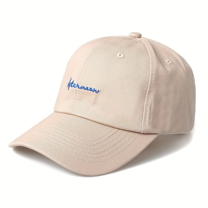 Letter Embroidered Baseball Cap Couple Hat Unisex Christmas Gift