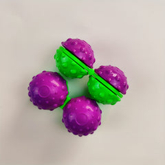 Green and Purple Fidget Spinner Decompression Toy
