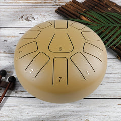 8 inch 11 tone Tongue Drum Percussion Instrument Sound Crisp Pleasant