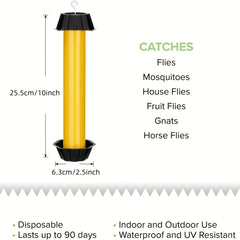 2pcs Fly Stick Sticky Fly Trap Hanging Fly Traps Outdoor Fruit Fly Traps