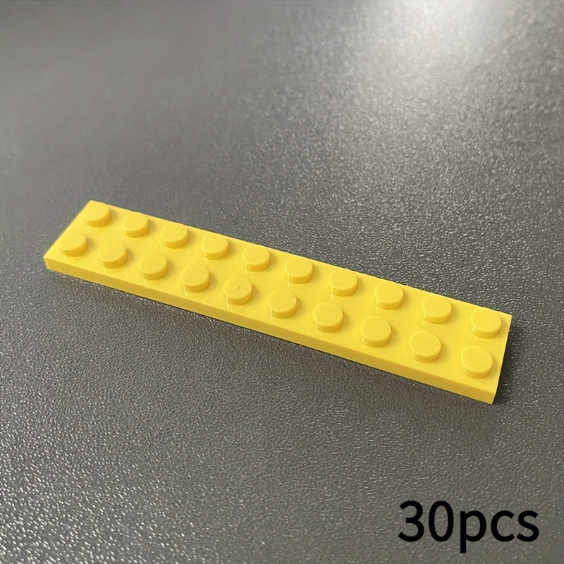 30pcs 2x10 Short Brick Building Blocks for MOC Bricks 3832 Durable ABS Material