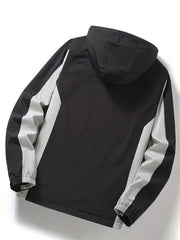 Boys Windbreaker Fleece Lined Hooded Jacket Zip Up Waterproof Coat