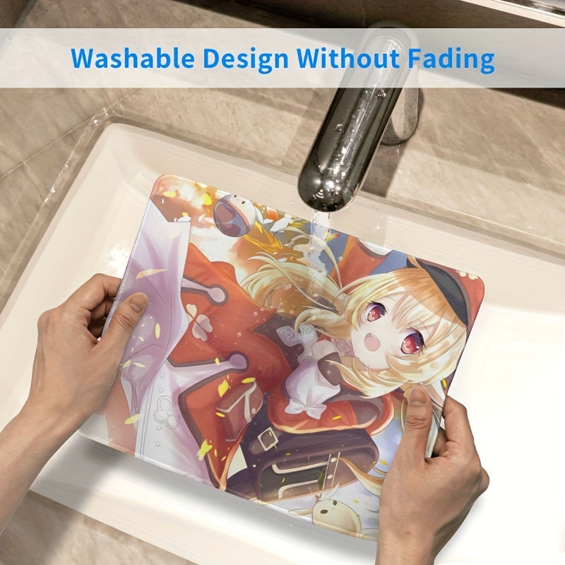 Fun Small Mouse Pad with Anti-Slip Base
