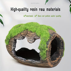 Wine Barrel Cave Fish Hidden Cave Resin Aquarium Decor