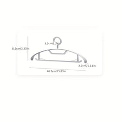 5pcs Wide Shoulder Clothes Hanger Anti-slip Thick Clothes Support