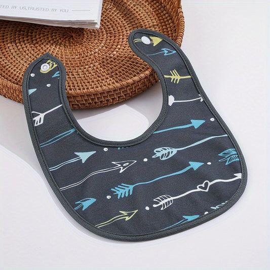 Boys Cartoon Cotton Bib Reusable Towel Bib Cloth Absorbent Skin-friendly Bib