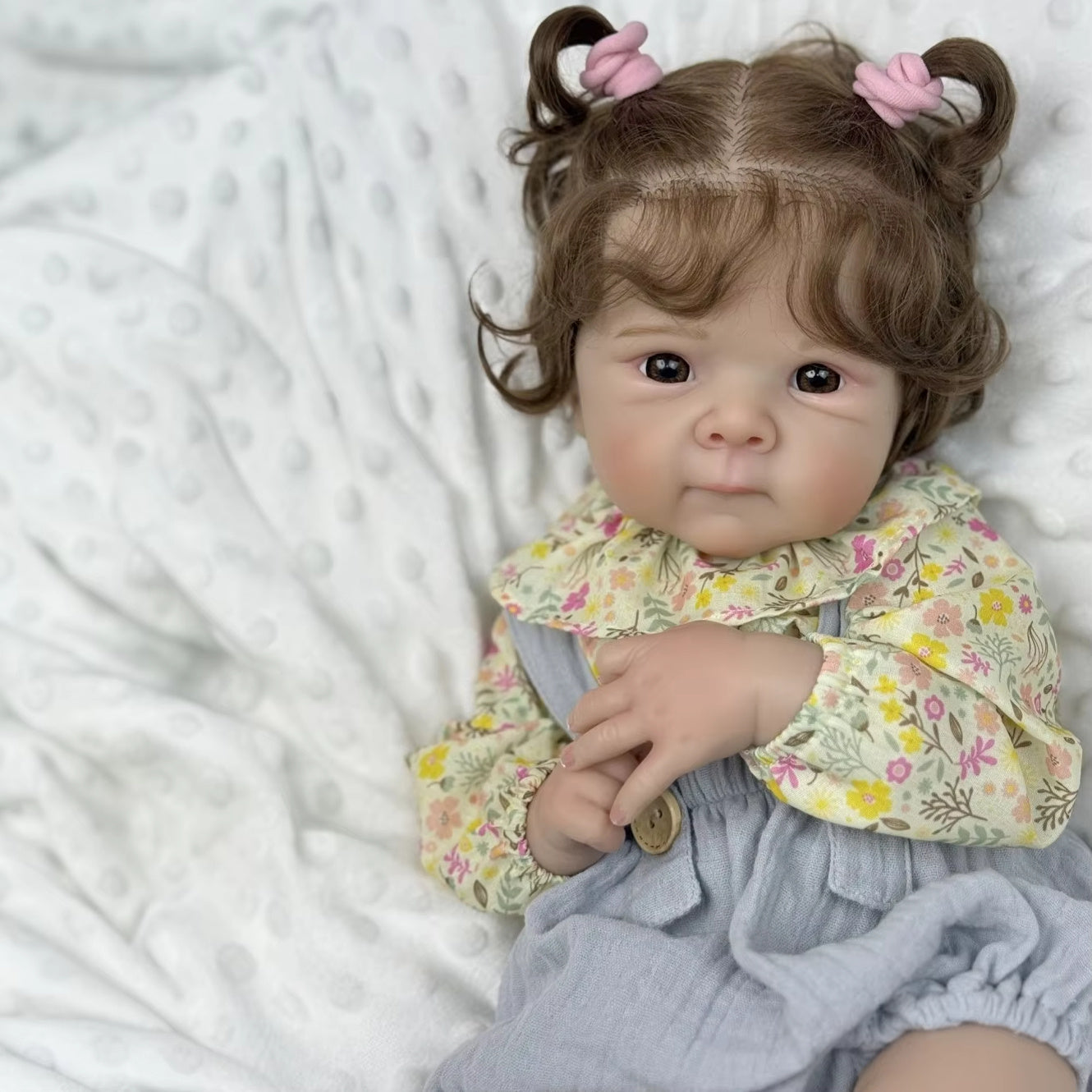 Reborn Baby Doll Toy for Girl Birthday Gift Vinly Limbs Collectable Doll