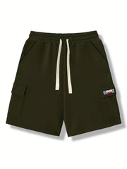 Men's Comfy Elastic Waist Cargo Shorts for Summer