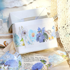 PET Tape Flowers All Over the Yard Series DIY Material Sticker