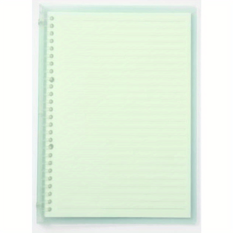 Transparent Candy A5B5 Soft Rollable Binder Notebook
