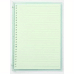 Transparent Candy A5B5 Soft Rollable Binder Notebook