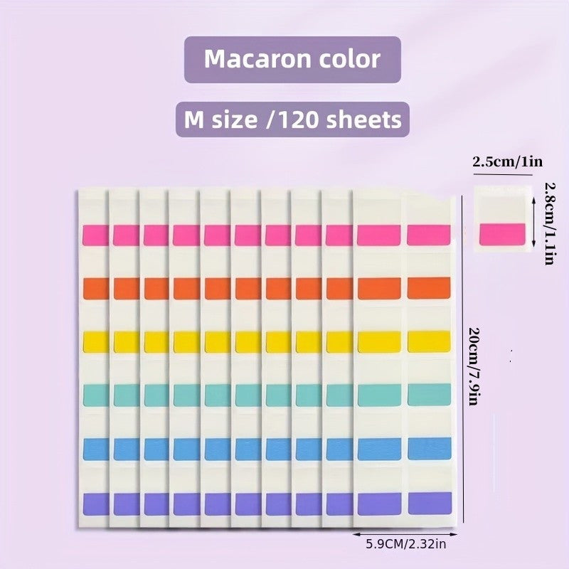 Colorful Index Label Stickers - Writable Classification Adhesive