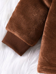 Baby Boys Hooded Sweatshirt Trousers Set For Autumn And Winter