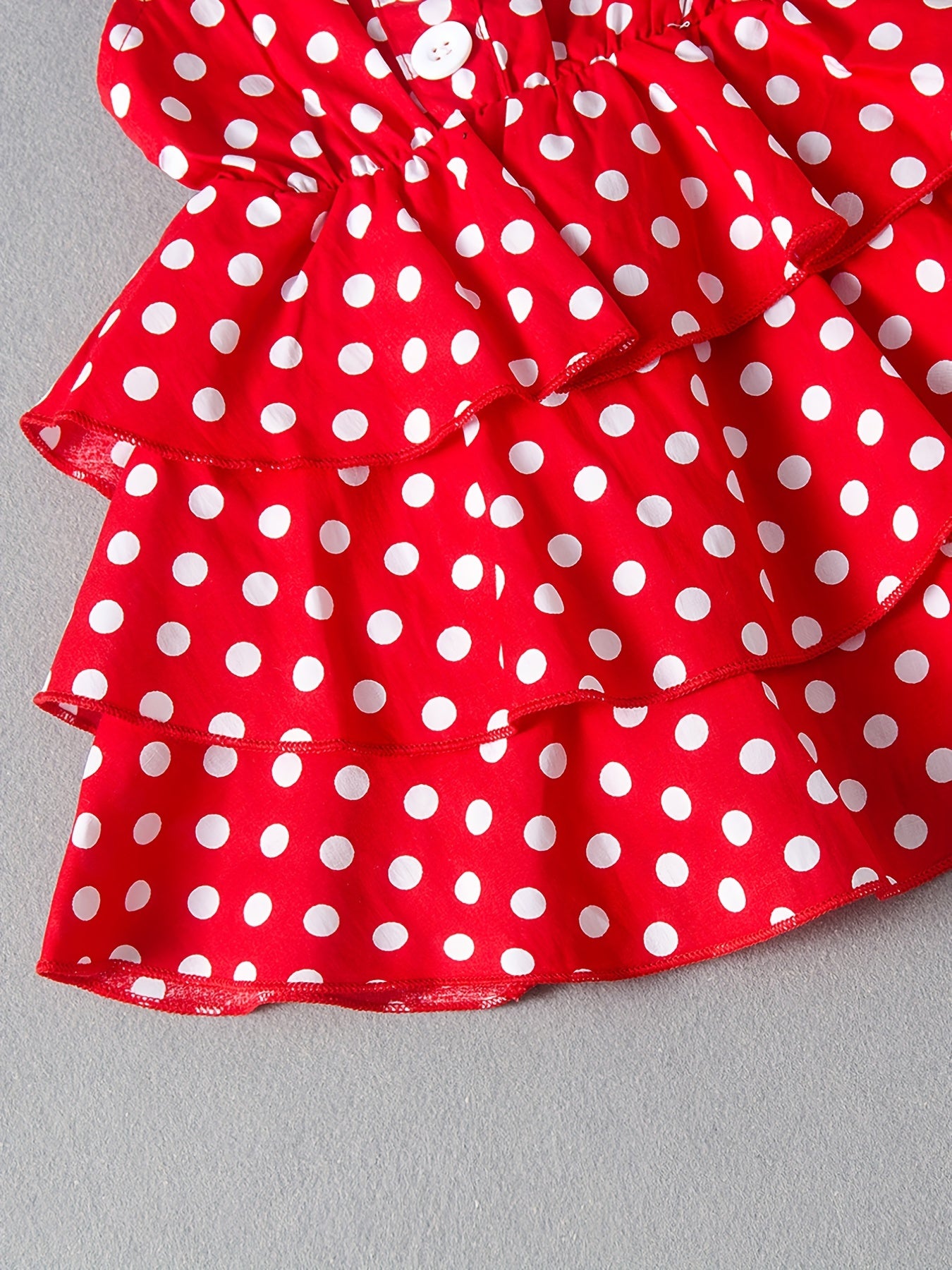 Girls Polka Dot Sleeveless Tutu Dress