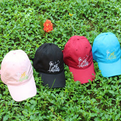 Just Breathe Embroidered Casual Baseball Cap Soft Outdoors Hat