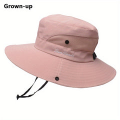 Candy Summer Sun Hat Breathable Foldable Ponytail Bucket Hat Sunscreen